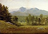 Sketch Canvas Paintings - Sketch of Mount Chocorua, New Hampshire